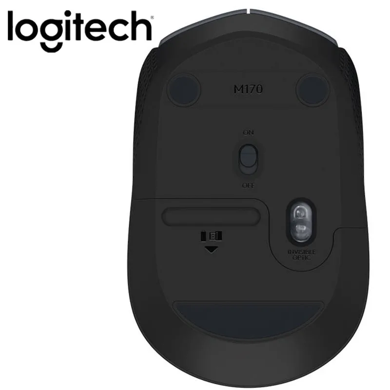 Оригинальная игровая мышь logitech M170, 2,4 ГГц, беспроводная, 1000 dpi, разрешение мощности, нано-приемник для ПК, ноутбуков MAC