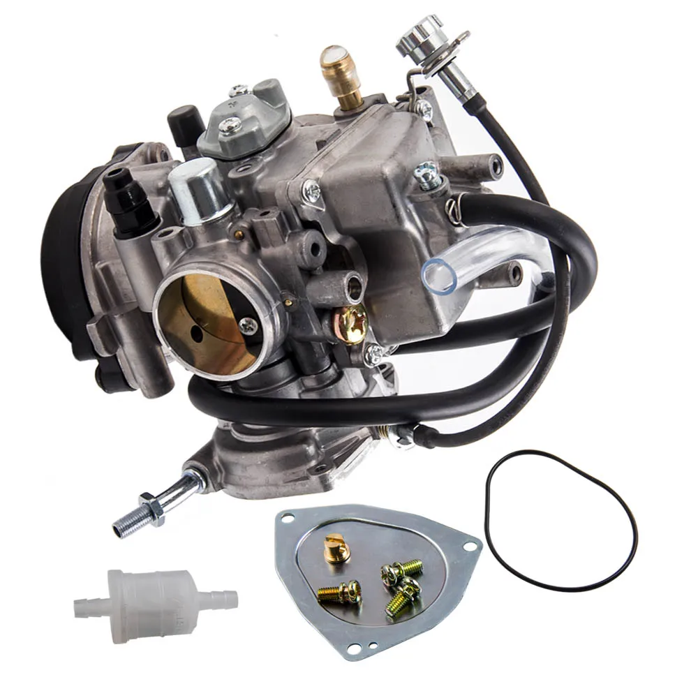 Карбюратор ПОДХОДИТ для Yamaha YFM 400 Big Bear 2007 08 2009 2010 2011 2012 Carb 2x4 Wolverine Kodiak Grizzly 350 450
