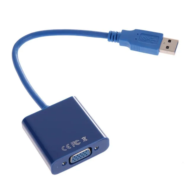 Special Offers USB 3.0 to VGA Multi-display 1080P Adapter Converter External Video Graphic Card with CD Driver for Laptop PC Computer 
