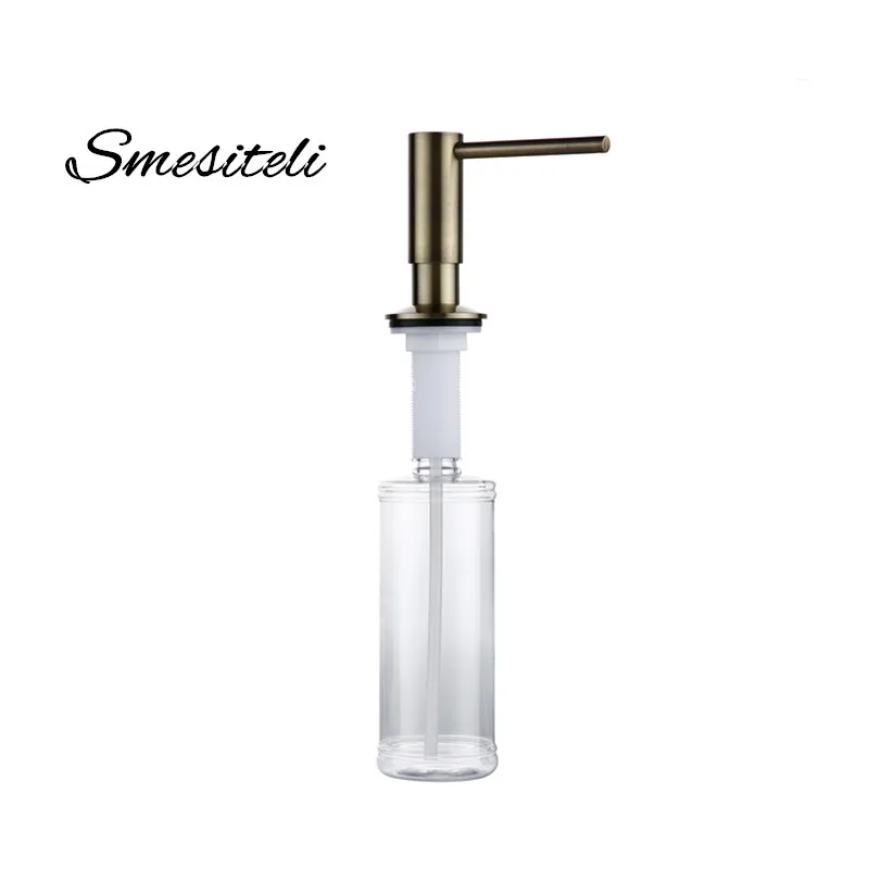 Kaufen Smesiteli Antike Bronze Finish Küche Seife Dispenser Bad Waschmittel Spender für Flüssige Seife Lotion Spender Werkzeuge