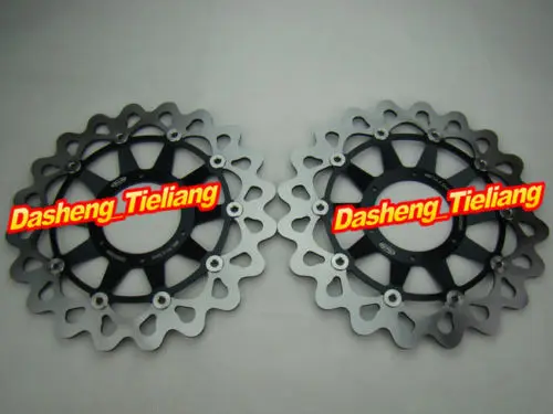 Front Brake Disc Rotors For Honda 2008 2009 2010 2011 CBR 1000RR CBR1000RR Black, Stainless Steel Motorcycle Parts & Accessories pair motorcycle front brake rotors disc stainless steel braking disks l r for yamaha xp t max tmax 500 abs 2008 2011 2010 2009
