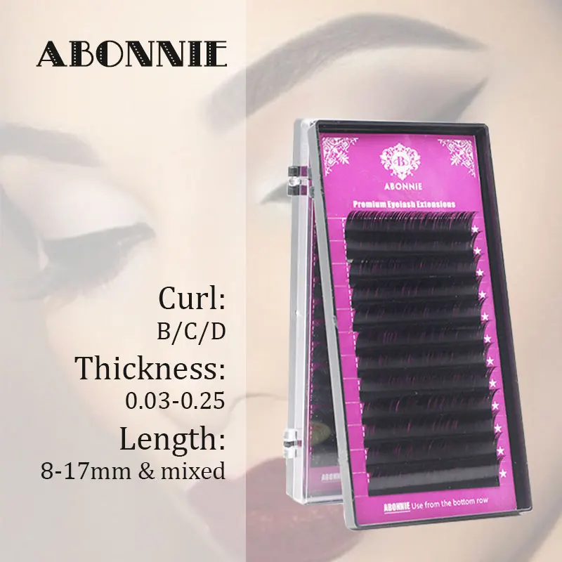 

12 rows/case Eyelash Extensions Natural Long False Eyelashes Curl Individual Fake Eye Lash Makeup mink black fake false eyelash