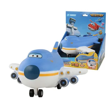 

4 style Original box Super Wings Q Version Cute Mini Airplane Robot for Birthday Gift toys