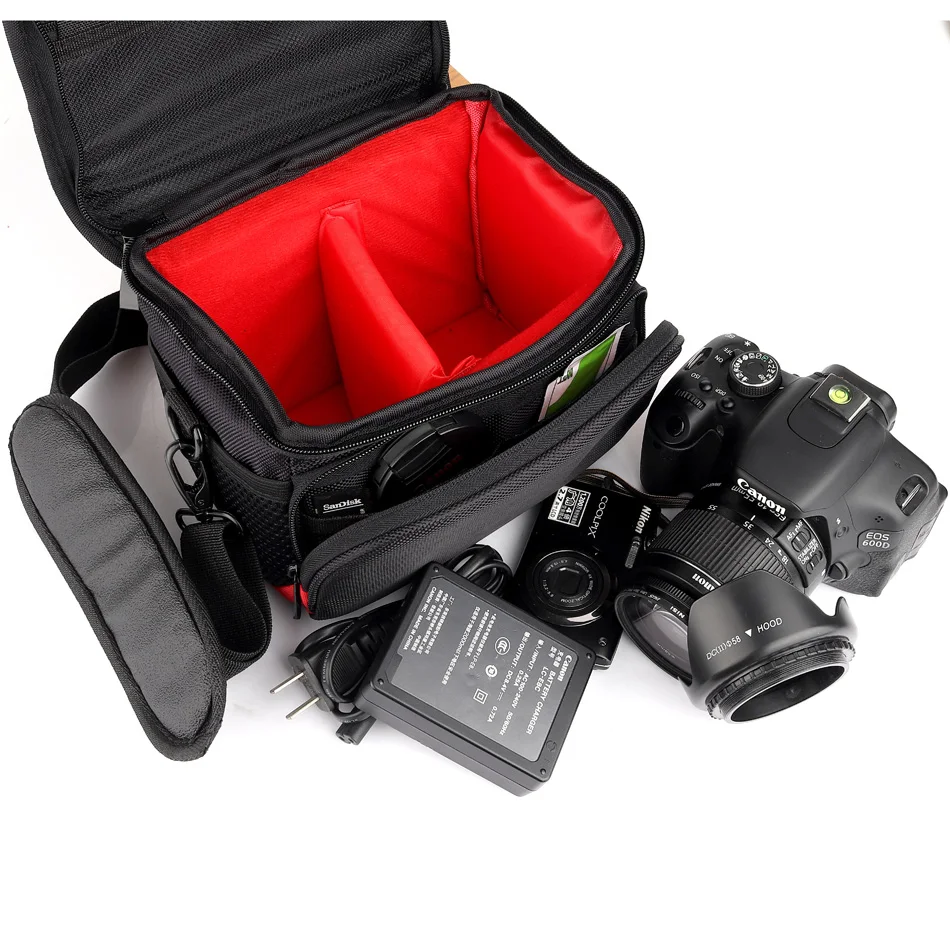 Сумка для камеры DSLR чехол Canon EOS Rebel T7 T7i T6i T6s T6 T5i T5 T4i T3i T3 T2i T1i XTi XSi XT XS SX60 SX50 SX40 SX540 SX530