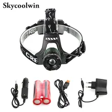 2000 люмен Зум XML Q5 светодиодный 4 режима фары головного света лампы Масштабируемые регулировки светодиодный фар для фонарик Пеший Туризм Кемпинг