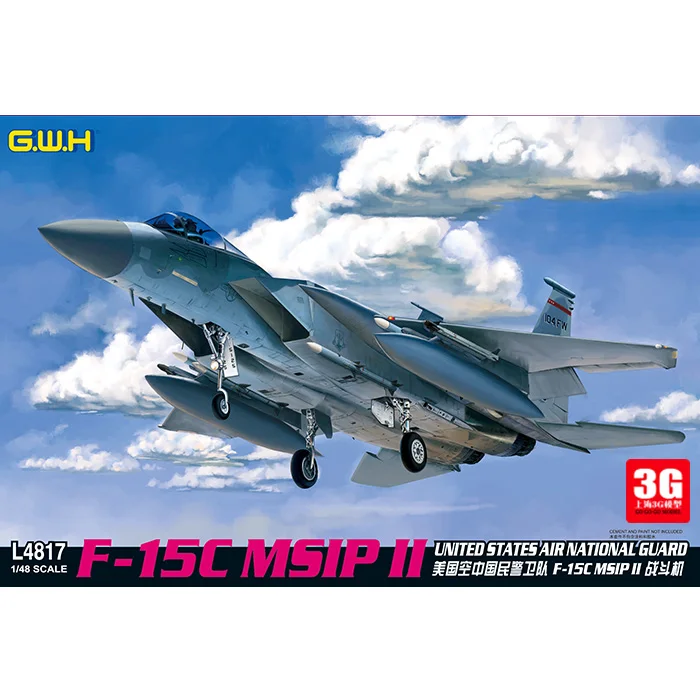 

1 / 48 Assembled Aircraft L4817 US Air National Guard F-15C MSIP II Model Kit