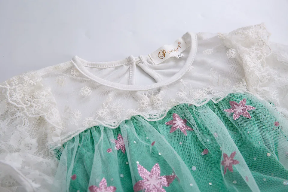 Pettigirl/Вечерние платья для девочек; накидка с цветочным узором; зеленые платья принцессы с пышными рукавами; маскарадный костюм; GD50613-4
