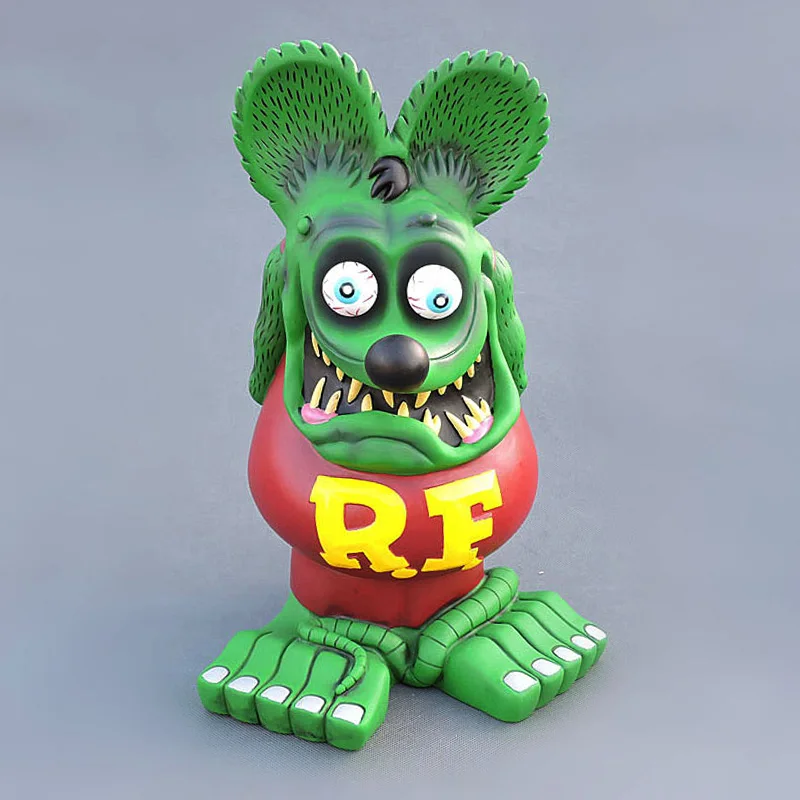 Rat Fink Colllectible модель игрушки большой ратфинк фигурка героя статуя 33 см