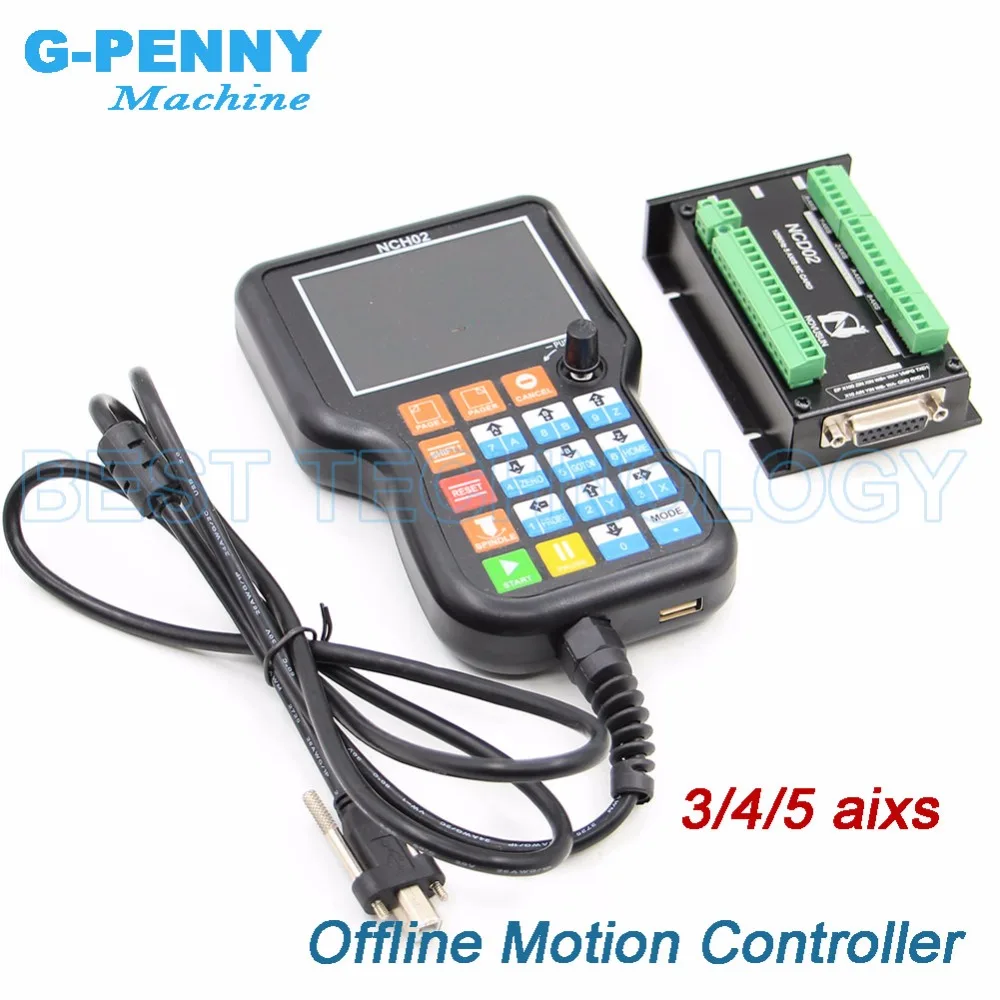 Offline motion controller Independent controller 3 axis/4 axis/5 axis replace Mach3 controller Stepper motor controller