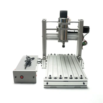 

cnc engraving Drilling and Milling Machine 3020 ER11 400W MACH3 USB control rotray axis