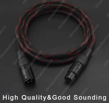 

Hi-Fi QL2 OFC XLR Cable Balanced Male To Female Audio Interconnect Balaneced Cable For Preamp Amplifier Equalizer