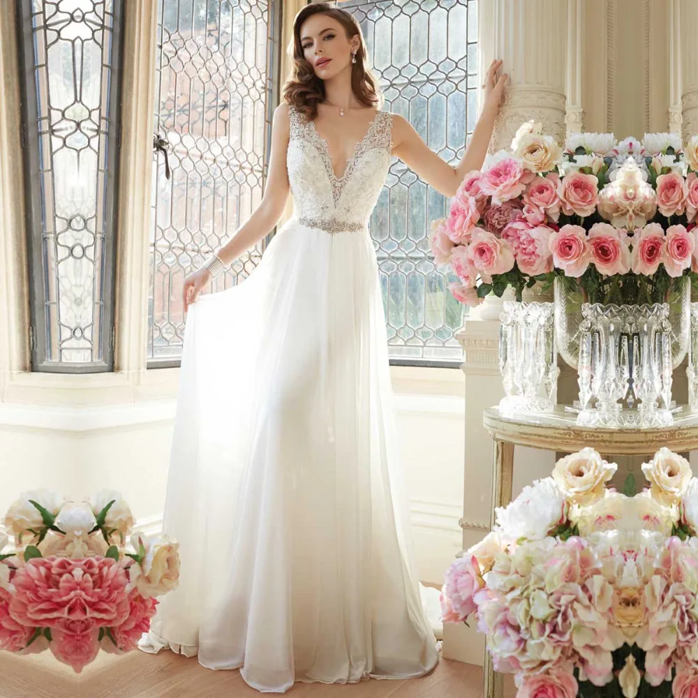 Wedding Unique Wedding Dress online buy wholesale cheap unique wedding dresses from china lace appliques chiffon skirt dress vestido de casamento crystal robe mariage cheap