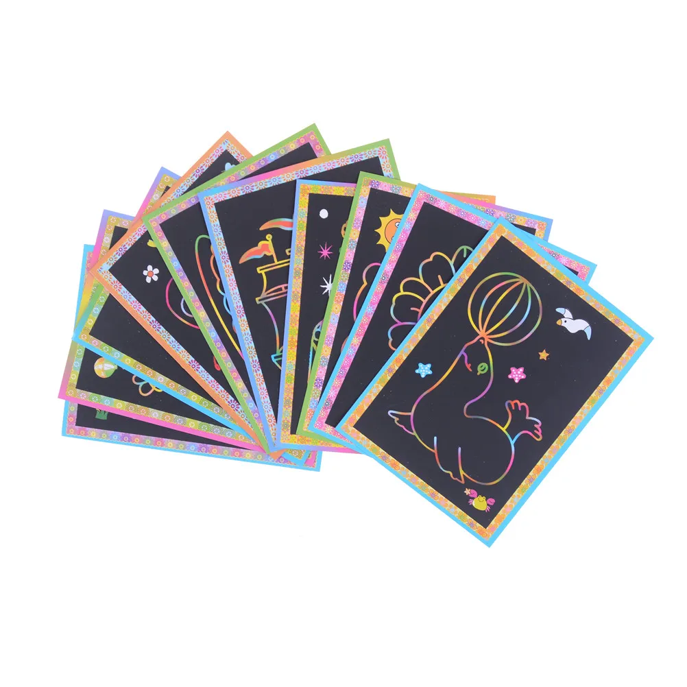 Горячая Распродажа, Волшебная цветная художественная бумага, Волшебная бумага для рисования с палочкой для рисования, игрушки для детей, цветные красочные игрушки для рисования для детей