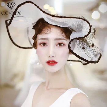 

CC wedding jewelry big hair hats crown hyperbole engagement accessories bridal party beach forest style diy vintage gifts XY334
