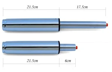 4-го поколения стул газовый Лифт Замена цилиндра пневматический шок подъемный ход части офисного стула черный серебристый - Цвет: No.120 Silver