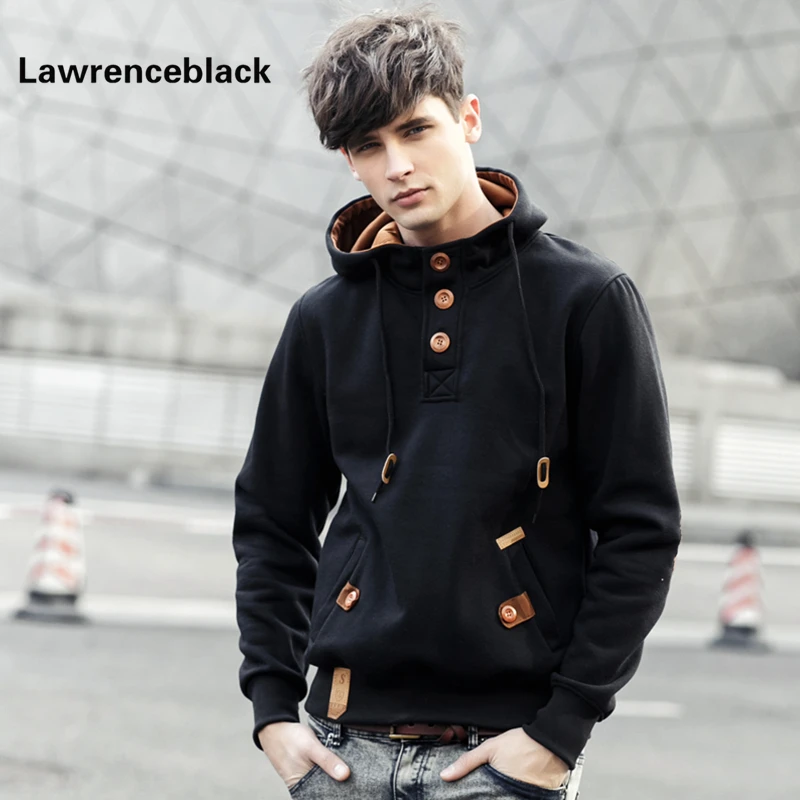 2017 Black Sweatshirt Men Hoodies Fashion Streetwear Solid Hoody Men Pullover Men's Tracksuits Male Coats Casual Sportswear 619