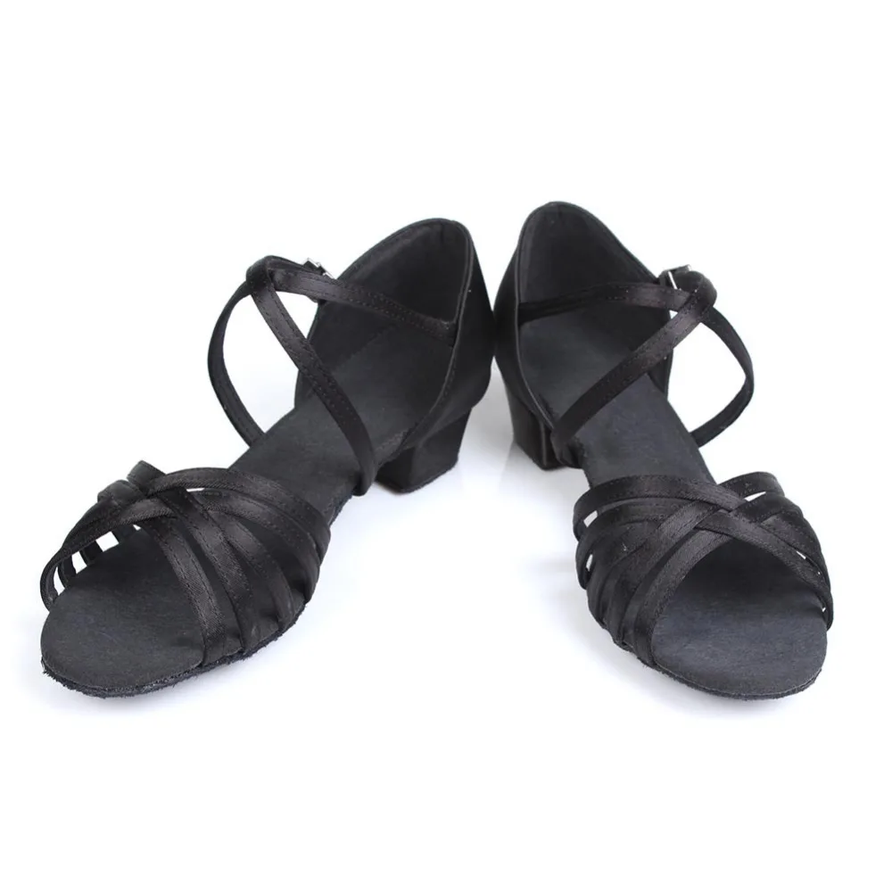 Бальные новые профессиональные латинские танцевальные туфли для детей/женщин/девочек/дам/детей Танго и сальса квадратный каблук домашние танцевальные туфли