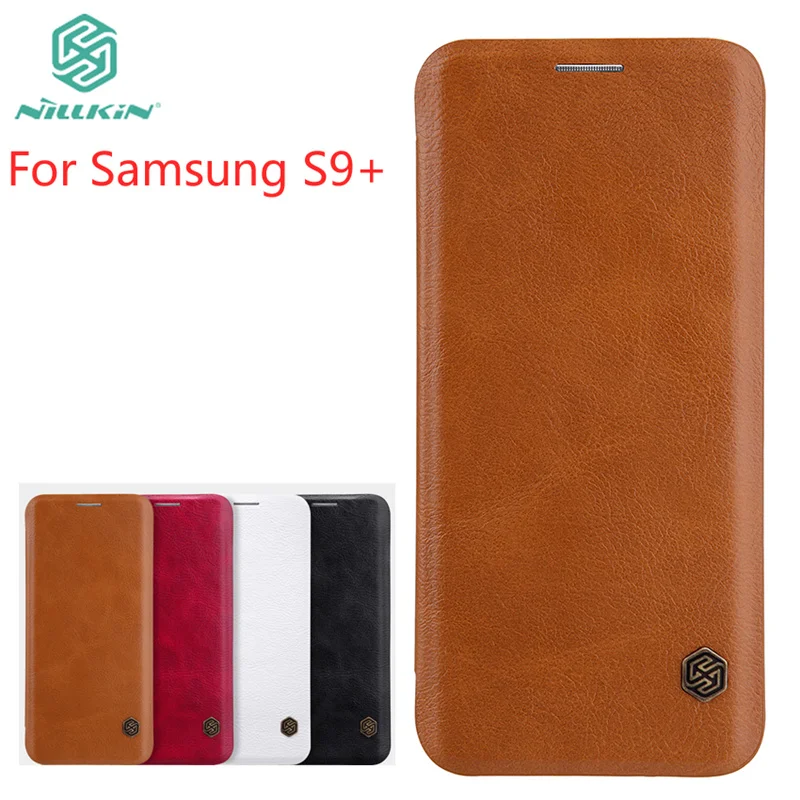 

NILLKIN Case For Samsung Galaxy S9+ Case High Quality Leather Case For Samsung Galaxy S9+ s9 plus Cover With Card Holder
