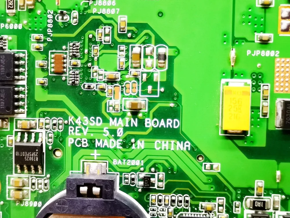 Для ASUS K43SD Материнская плата ноутбука K43SD I3-2350M GF610M 2 Гб REV 5,0 тестирование Хорошее