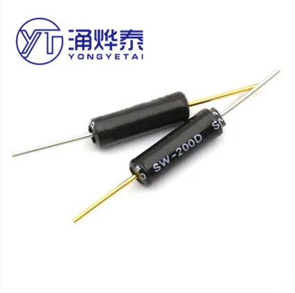 

SW-200D Vibration One-legged gold ball switch Angle switch Tilt switch Vibration sensor free shipping