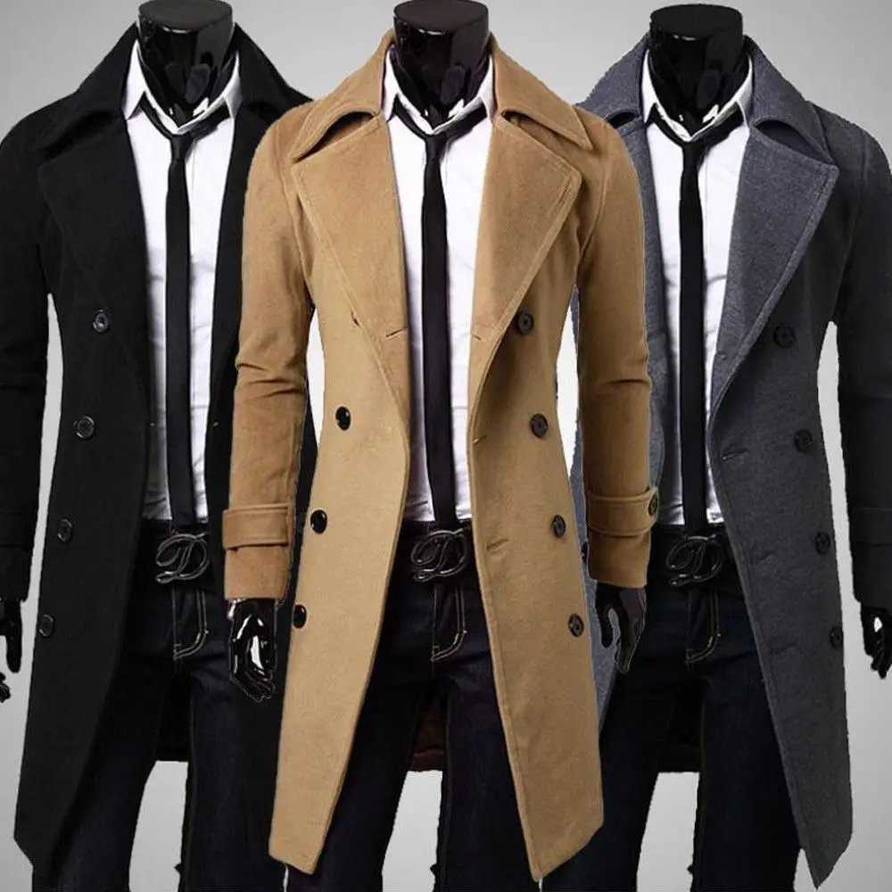 casaco longo preto masculino