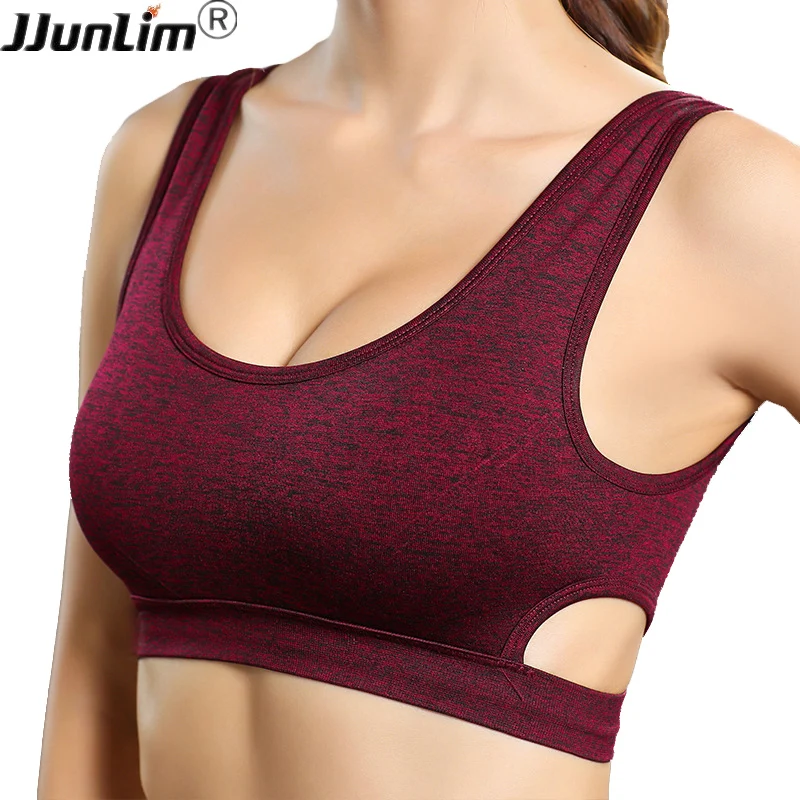 Women Fitness yoga Bra Push Up Sports Bra Padded Yoga Bra Gym Exercise