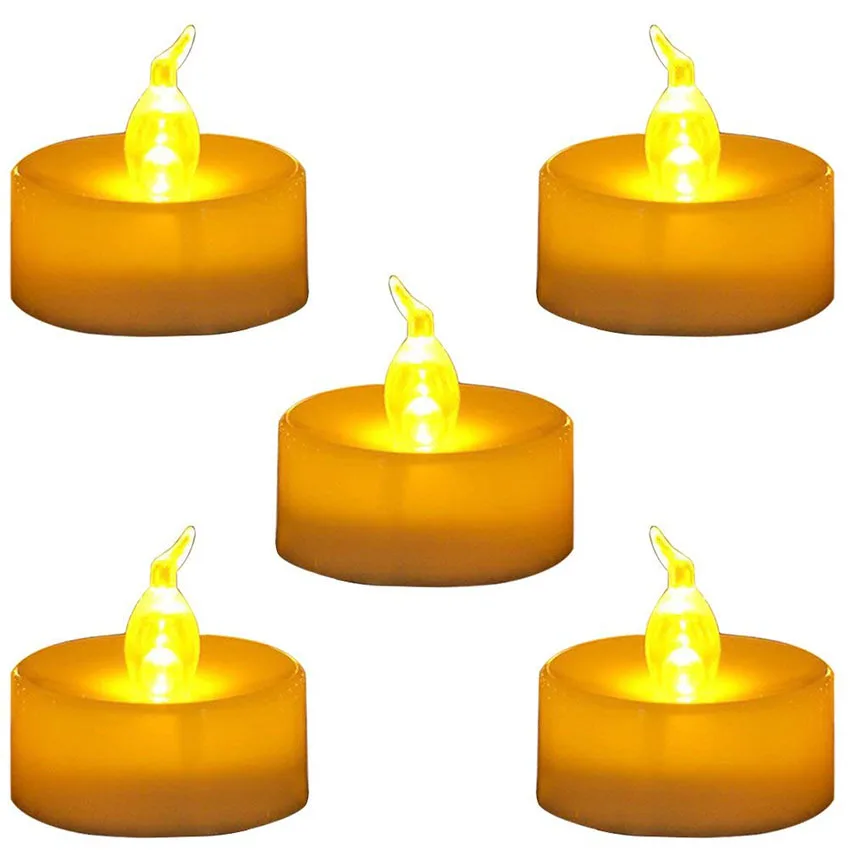 Velas a Pilhas Decoração de Casa Luz de Páscoa Flameless Luz Tealights Falso Vela Iluminação 24 Pçs Led Chá 3 High Quality Luzes e Iluminação