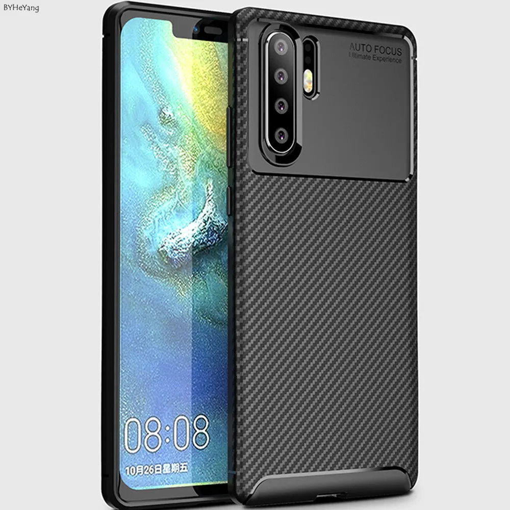Чехол для Huawei P30 Pro роскошный мягкий армированный ТПУ силиконовый чехол из
