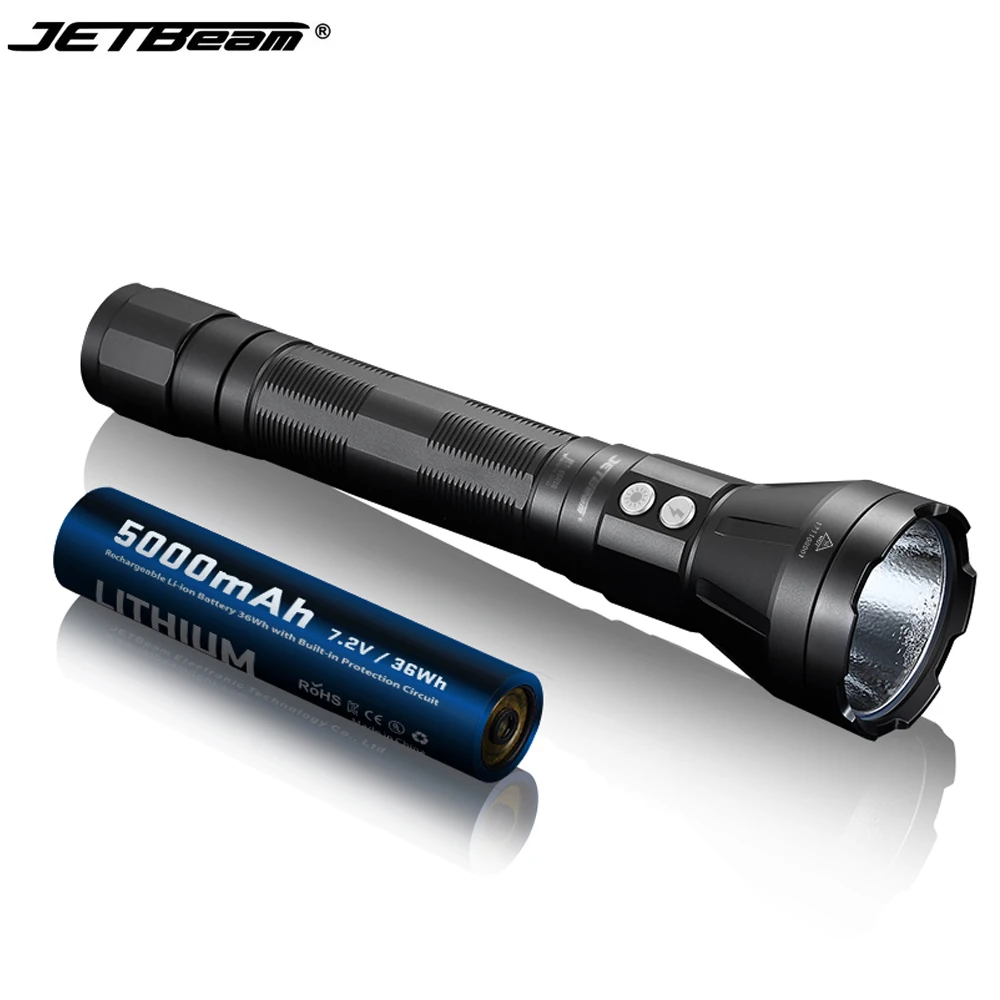 JETBeam SSR50 Открытый фонарик CREE XHP70.2 P2 1C max 3650 люмен луч бросок 483 м заряжаемый через