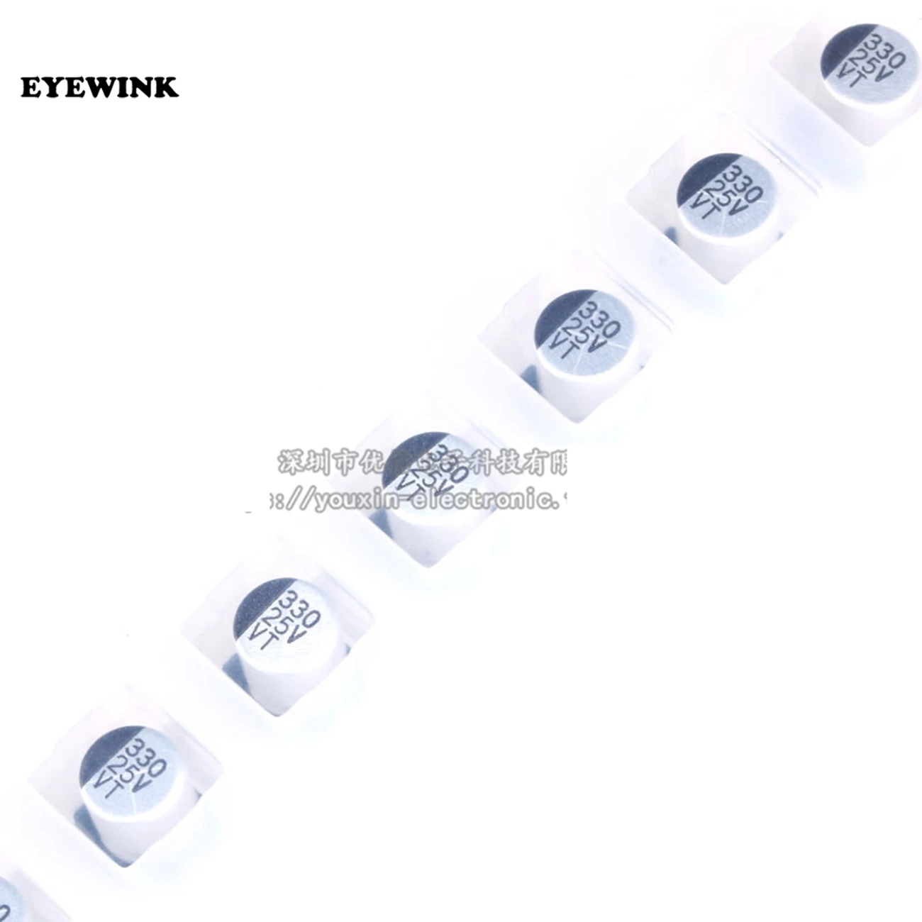 

50pcs 330uF 6.3V 25V 10v 16v 35v 50v 6.3*7.7mm 8*10.2mm SMD Aluminum electrolytic capacitor 330uF