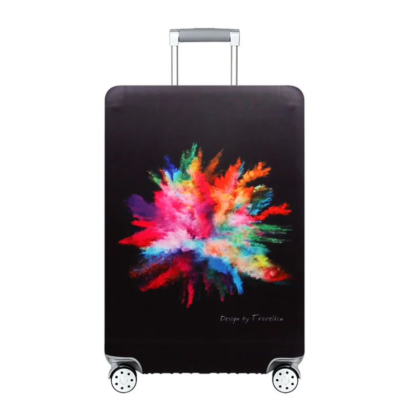 JULY'S SONG World Map Suitcase Protective Cover Travel Accessories Elastic Luggage Dust Cover Apply to 18''-32'' Case Cover
