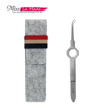 

Tweezers LT-01 with felt bags for Eyelash extension protection for eyelash tweezers Eyelash Tools for 3D 6D Eyelash extension
