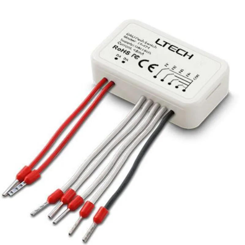 

LT-424 DALI Double Group Push Switch work with DALI BUS for LED Lamp Free shipping