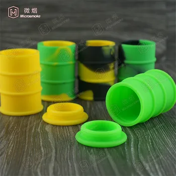 

Non-stick Storage 26ml 55*44mm Silicone Container food grade Large Silicone Dab Container wax bho oil jar 200pcs OEM custom logo