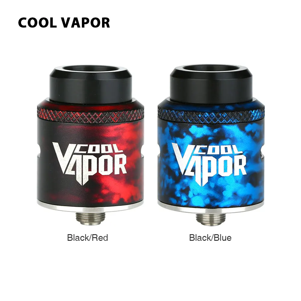 

Original Cool Vapor MGTK BF RDA Tank 24mm RDA Rebuildable Drip Atomizer with Wide Build Deck Vape Tank Vs Drop Dead/Dead Rabbit