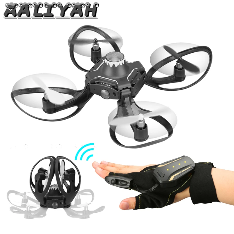 

WiFi Aircraft Camera Mini Drones x Pro Aerial photography Glove Sensing RC Helicopters Simple Folding Portable Remote Quadcopter