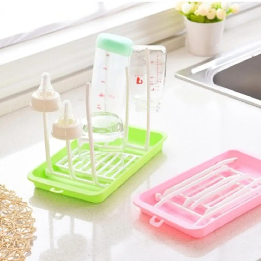 

Baby Bottle Drying Rack Cleaning Dryer Drainer Detachable Useful Infant Milk Cup Nipple Pacifier Holder