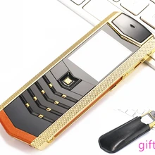 Распродажа, Роскошный Металлический+ кожаный мобильный телефон, китайский gsm подарок, телефон с двумя sim-картами, мобильные телефоны, bluetooth, mp3, K8, K6, телефон