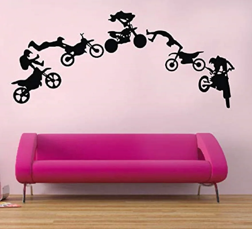 Cool Motocross Wall Decals Wonderful Motocross Graphic Extreme Sport