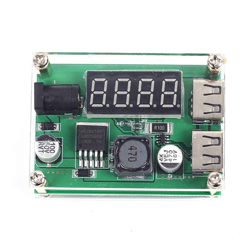 Преобразователь питания 9 В, 12 В, 24 В, 36 В, 48 В, 60 в, 5 В, 3 А, 5 А, DC-DC, понижающий источник питания, модуль питания USB