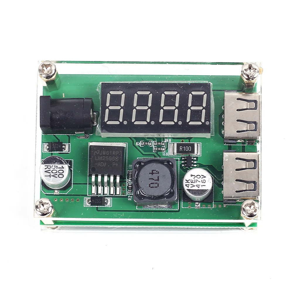 9 в 12 В 24 36 48 60 до 5 3A 5A Преобразователь мощности DC понижающий источник питания USB