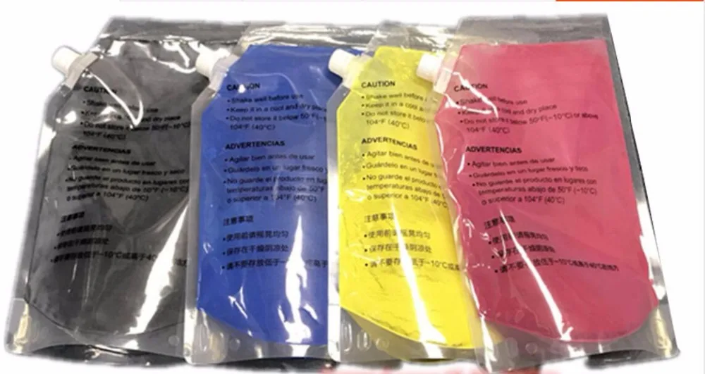 4 bag/set совместимый сыпучий порошок тонера для Fuji Xerox 700 770 копиров KCMY 1 кг/мешок