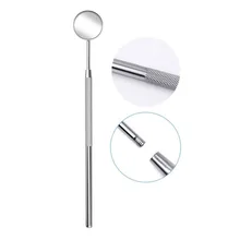 Стоматологическое зеркало для осмотра зеркало для макияжа Зеркало для чистки зубов из Нержавеющей Стали Стоматологические инструменты для личного и домашнего животного