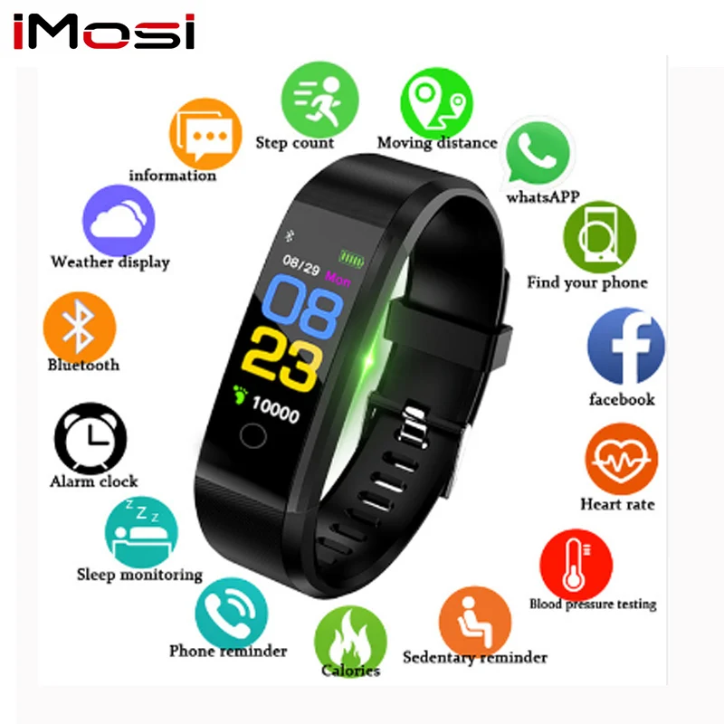 

New Smart Watch Men Women Heart Rate Monitor Blood Pressure Fitness Tracker Smartwatch Sport Watch for ios android