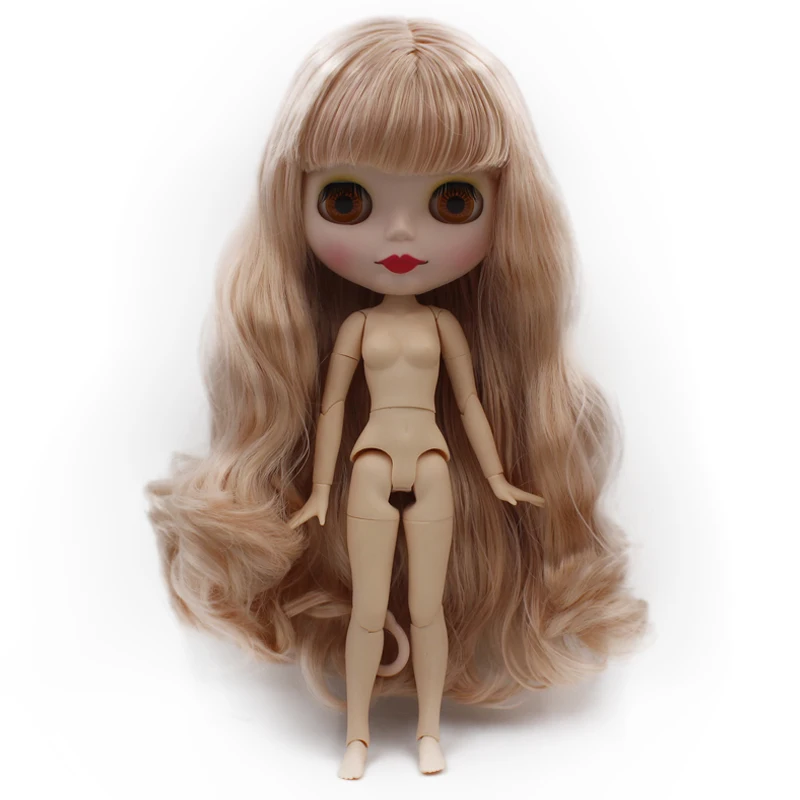 

Blyth Doll BJD,Neo Blyth Doll Nude Customized Matte Face Dolls Can Changed Makeup and Dress DIY,1/6 Ball Jointed Dolls NO48