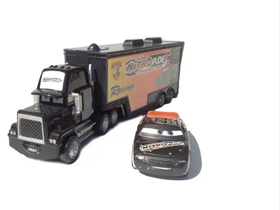 2pcs pixar cars 2 mack no28 nitroade race team hauler truck with original car - Disney Cars 2 Games Online Free For Kids 2pcs pixar cars 2 mack no28 nitroade race team hauler truck with original car - Disney Cars 2 Games Online Free For Kids