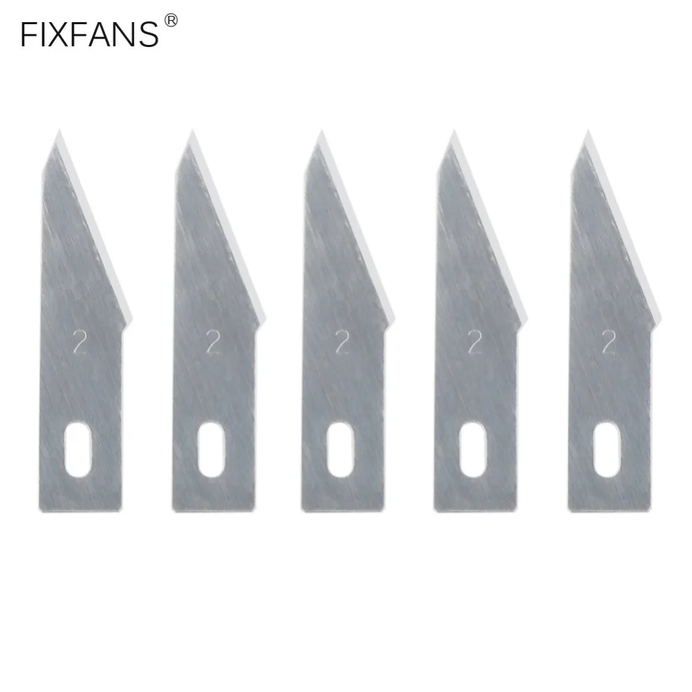 2#-Large-Size-Oblique-Angle-Fine-Point-Knife-Blades-for-Hobby-Carving-Art-Craft-Work-Cutting-Model-PCB-Repair-Hand-Tools