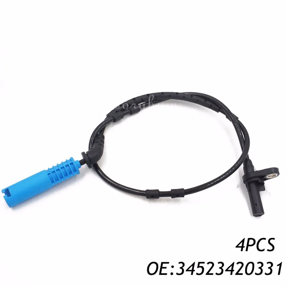 

4PCS 34523405907 34523420331 ABS SENSOR WHEEL SPEED SENSOR REAR FOR BMW X3 E83