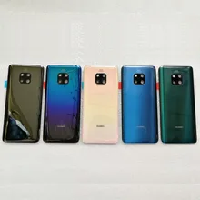 Оригинальная задняя крышка из закаленного стекла для huawei mate 20 Pro, запасные части, задняя крышка для батареи, корпус+ рамка для камеры+ крышка для вспышки