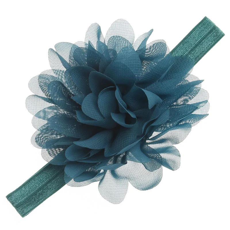 Lovely Newborn Baby Girls Chiffon Flower Headbands Toddler Headband Photography Props Infant Headband Hair Accessories crochet baby accessories Baby Accessories